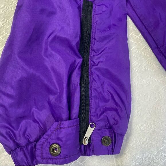 Vintage Marmot Purple Nylon Windbreaker Pants Unisex Medium  Retro 90s Track - Picture 7 of 12